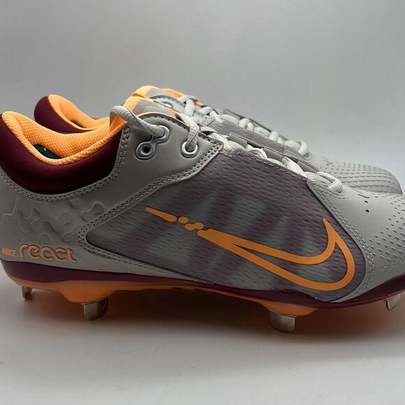 Nike Hyperdiamond 4 Elite Softball baseball Cleats NWB Women 8‎ - Picture 3 of 8